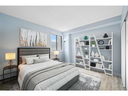 614-111 14 Avenue Se, Calgary, AB - Indoor Photo Showing Bedroom