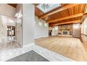 163 Malibou Road Sw, Calgary, AB  - Indoor With Fireplace 