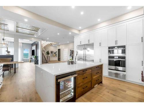 48 Aventerra Way, Rural Rocky View County, AB - Indoor Photo Showing Kitchen With Upgraded Kitchen