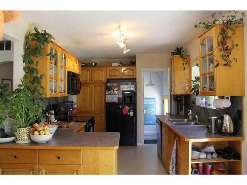 2223 Halifax Crescent Nw, Calgary, AB - Indoor Photo Showing Kitchen With Double Sink