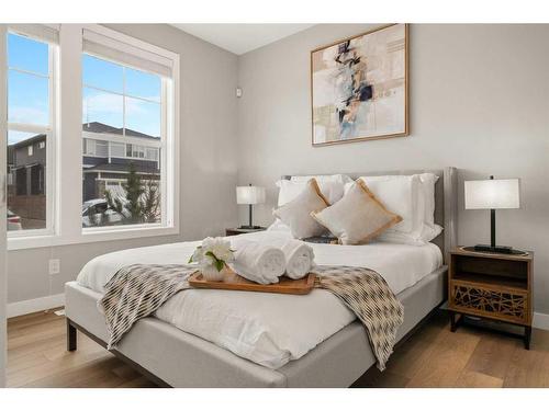 133 Ambleside Heath Nw, Calgary, AB - Indoor Photo Showing Bedroom