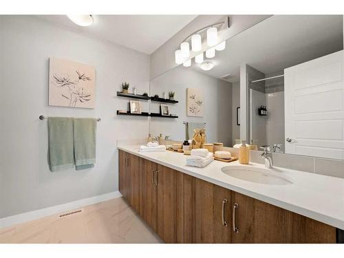 133 Ambleside Heath Nw, Calgary, AB - Indoor Photo Showing Bathroom