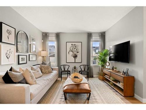 133 Ambleside Heath Nw, Calgary, AB - Indoor Photo Showing Living Room