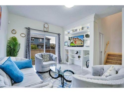 23 Saddlelake Common Ne, Calgary, AB - Indoor Photo Showing Living Room