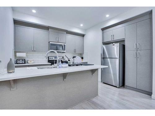 23 Saddlelake Common Ne, Calgary, AB - Indoor Photo Showing Kitchen With Upgraded Kitchen