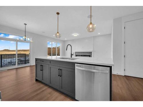 51 Heritage Circle, Cochrane, AB - Indoor Photo Showing Kitchen