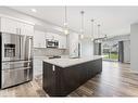 308-4150 Seton Drive Se, Calgary, AB  - Indoor Photo Showing Kitchen With Stainless Steel Kitchen With Upgraded Kitchen 