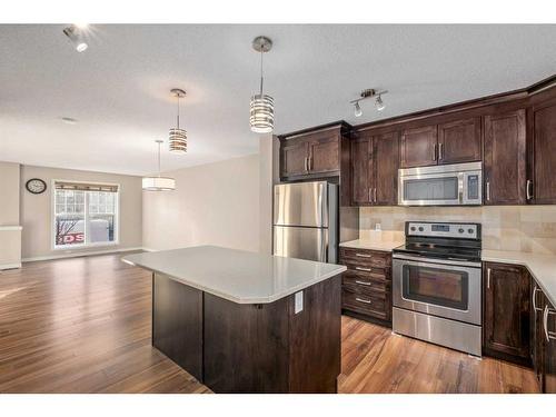 77 Auburn Meadows View Se, Calgary, AB - Indoor Photo Showing Kitchen With Stainless Steel Kitchen