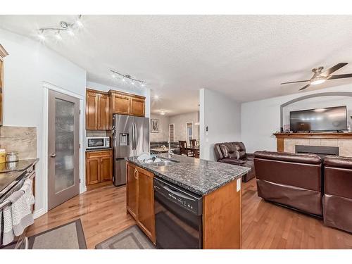 27 Taralake Street Ne, Calgary, AB - Indoor Photo Showing Kitchen With Double Sink