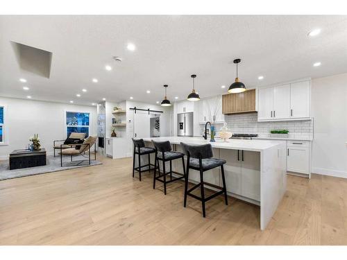 1160 Lake Twintree Drive Se, Calgary, AB - Indoor Photo Showing Kitchen With Upgraded Kitchen