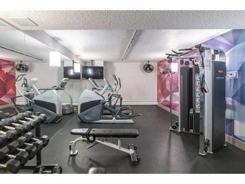 218-510 Edmonton Trail Ne, Calgary, AB - Indoor Photo Showing Gym Room