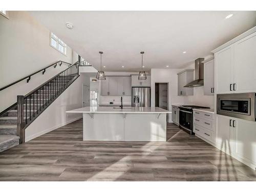 89 Sage Hill Crescent Nw, Calgary, AB - Indoor Photo Showing Kitchen With Upgraded Kitchen