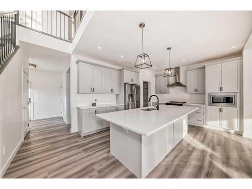 89 Sage Hill Crescent Nw, Calgary, AB - Indoor Photo Showing Kitchen With Upgraded Kitchen