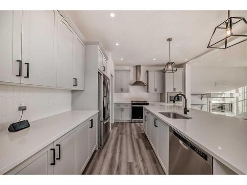 89 Sage Hill Crescent Nw, Calgary, AB - Indoor Photo Showing Kitchen With Upgraded Kitchen