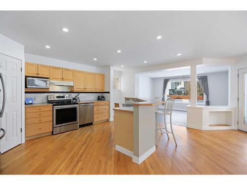 170 River Rock Place Se, Calgary, AB - Indoor Photo Showing Kitchen With Stainless Steel Kitchen