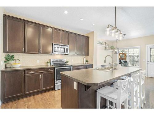 237 Kincora Glen Rise Nw, Calgary, AB - Indoor Photo Showing Kitchen With Double Sink