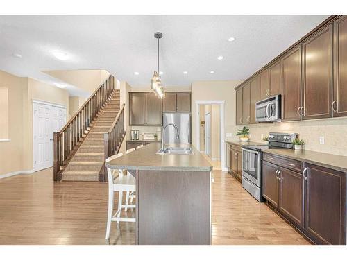 237 Kincora Glen Rise Nw, Calgary, AB - Indoor Photo Showing Kitchen With Double Sink With Upgraded Kitchen