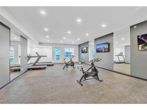 3105-111 Wolf Creek Drive Se, Calgary, AB - Indoor Photo Showing Gym Room