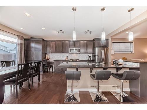 38 Auburn Crest Green Se, Calgary, AB - Indoor Photo Showing Kitchen With Stainless Steel Kitchen With Upgraded Kitchen