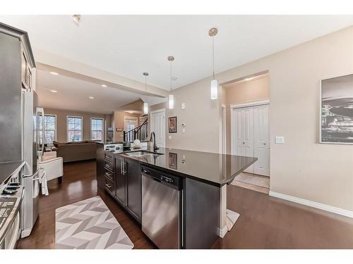 38 Auburn Crest Green Se, Calgary, AB - Indoor Photo Showing Kitchen With Upgraded Kitchen