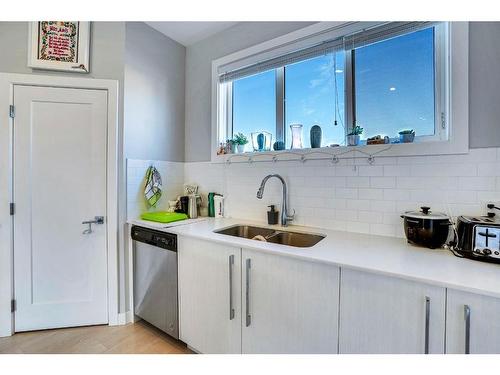 61 Red Embers Place Ne, Calgary, AB - Indoor Photo Showing Kitchen With Double Sink