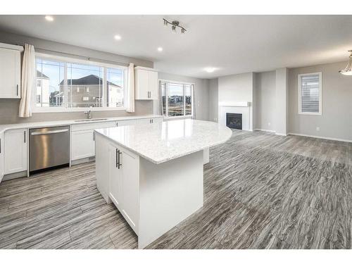 181 Carrington Crescent Nw, Calgary, AB - Indoor Photo Showing Kitchen With Upgraded Kitchen