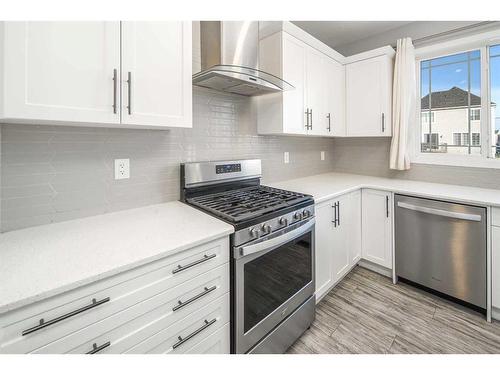 181 Carrington Crescent Nw, Calgary, AB - Indoor Photo Showing Kitchen With Stainless Steel Kitchen With Upgraded Kitchen