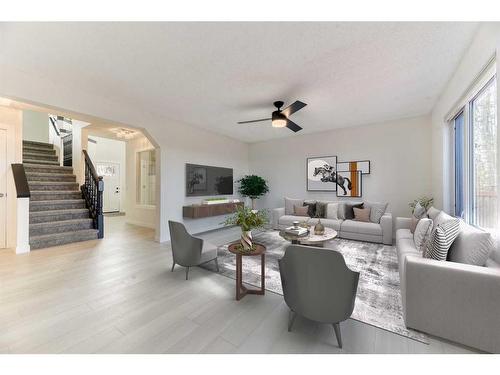 124 Chaparral Crescent Se, Calgary, AB - Indoor Photo Showing Living Room