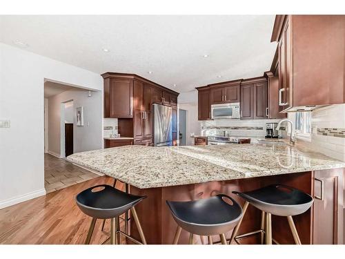 23 Lake Crimson Close, Calgary, AB - Indoor Photo Showing Kitchen With Upgraded Kitchen