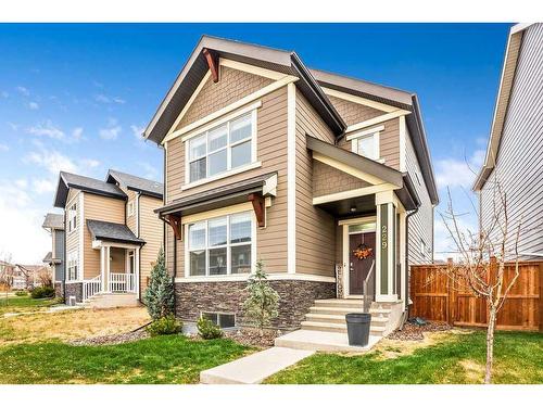 229 Mahogany Parade Se, Calgary, AB - Outdoor With Facade