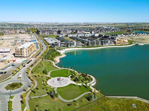 229 Mahogany Parade Se, Calgary, AB - Outdoor With Body Of Water With View