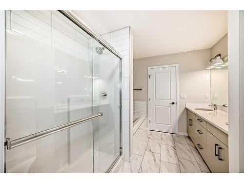 246 Hotchkiss Manor Se, Calgary, AB - Indoor Photo Showing Bathroom