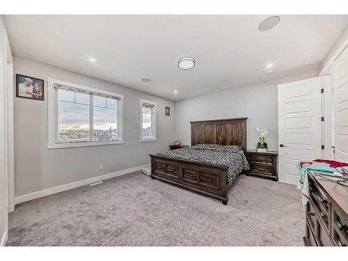 92 Saddlecrest Link Ne, Calgary, AB - Indoor Photo Showing Bedroom