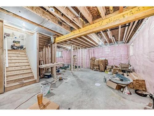 92 Saddlecrest Link Ne, Calgary, AB - Indoor Photo Showing Basement