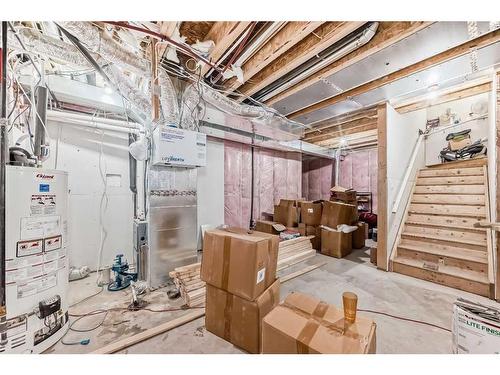 92 Saddlecrest Link Ne, Calgary, AB - Indoor Photo Showing Basement