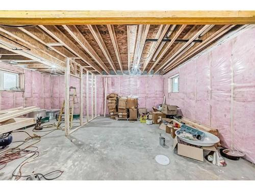 92 Saddlecrest Link Ne, Calgary, AB - Indoor Photo Showing Basement