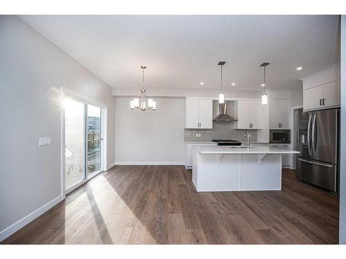 7 Homestead Passage, Calgary, AB - Indoor Photo Showing Kitchen With Stainless Steel Kitchen With Upgraded Kitchen