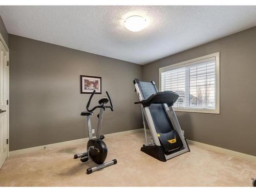 111 Cranleigh Terrace Se, Calgary, AB - Indoor Photo Showing Gym Room