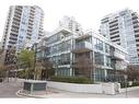 304-51 Waterfront Mews Sw, Calgary, AB  - Outdoor With Balcony With Facade 