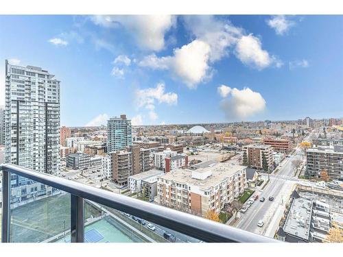 1802-303 13 Avenue Sw, Calgary, AB - Outdoor With Balcony With View