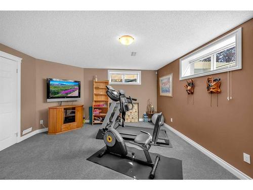 113 West Lakeview Crescent, Chestermere, AB - Indoor Photo Showing Gym Room