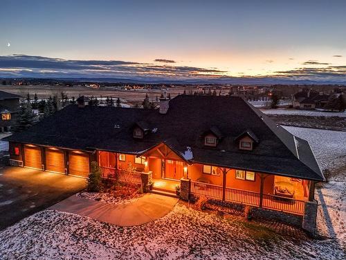 15 Sterling Springs Crescent, Rural Rocky View County, AB - Outdoor With Deck Patio Veranda With View