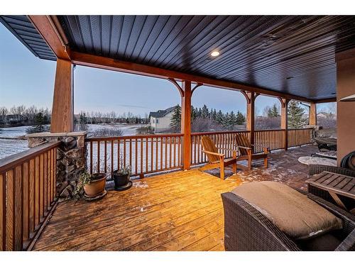 15 Sterling Springs Crescent, Rural Rocky View County, AB - Outdoor With Deck Patio Veranda With Exterior