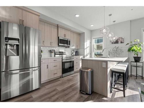 116-80 Carrington Plaza Nw, Calgary, AB - Indoor Photo Showing Kitchen