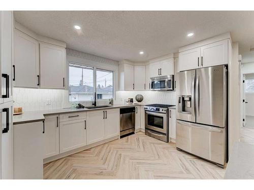 1732 Valleyview Road Ne, Calgary, AB - Indoor Photo Showing Kitchen With Upgraded Kitchen