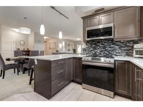 3408-402 Kincora Glen Road Nw, Calgary, AB - Indoor Photo Showing Kitchen With Upgraded Kitchen