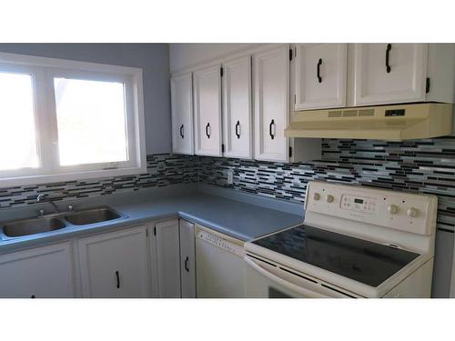 808 3 Avenue, Bassano, AB - Indoor Photo Showing Kitchen With Double Sink