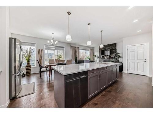 37 Savanna Grove Ne, Calgary, AB - Indoor Photo Showing Kitchen With Upgraded Kitchen