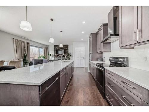 37 Savanna Grove Ne, Calgary, AB - Indoor Photo Showing Kitchen With Upgraded Kitchen