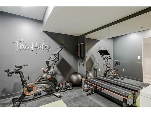 14921 1 Street Nw, Calgary, AB - Indoor Photo Showing Gym Room